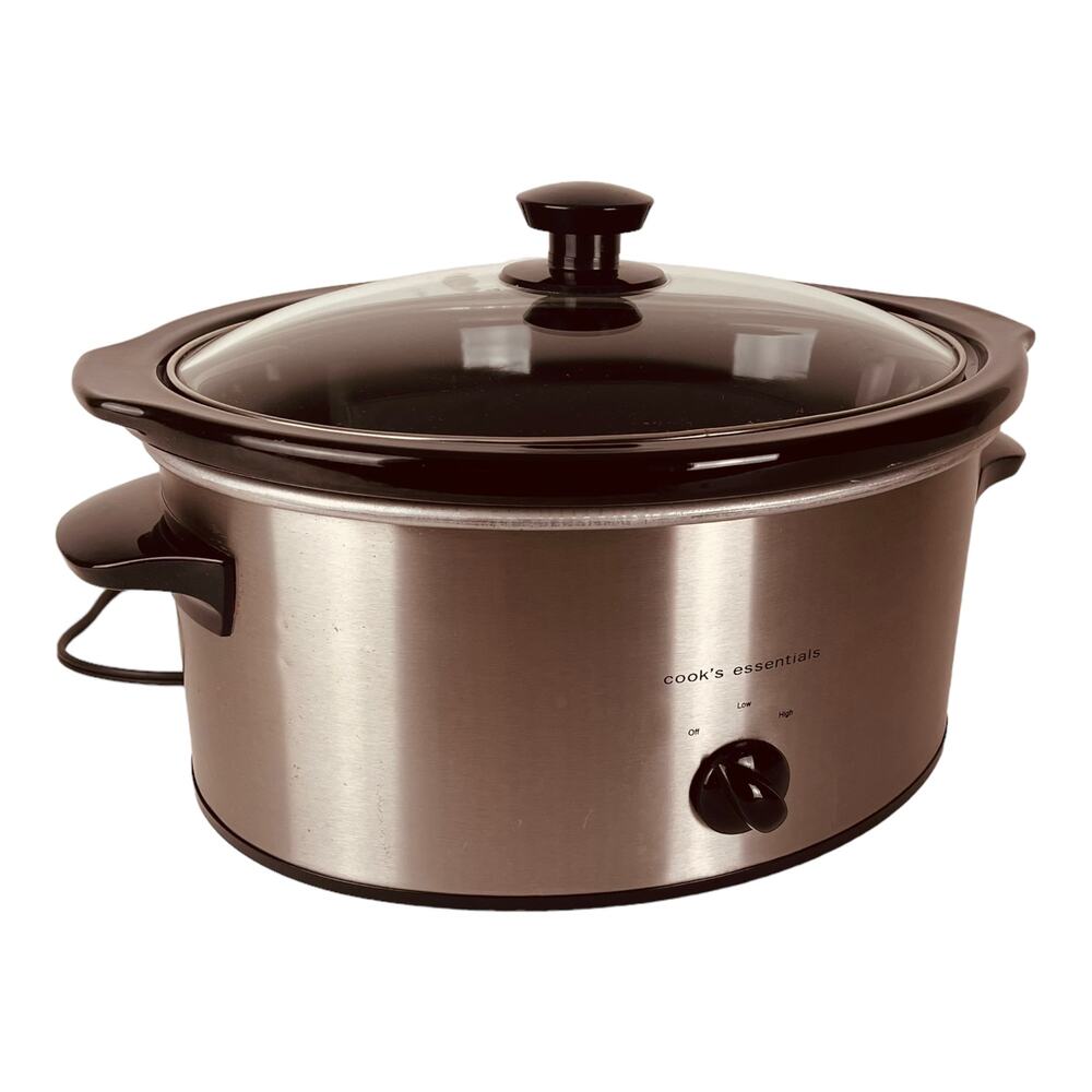 Cook's Essentials 5 qt. Slow Cooker Stainless Steel